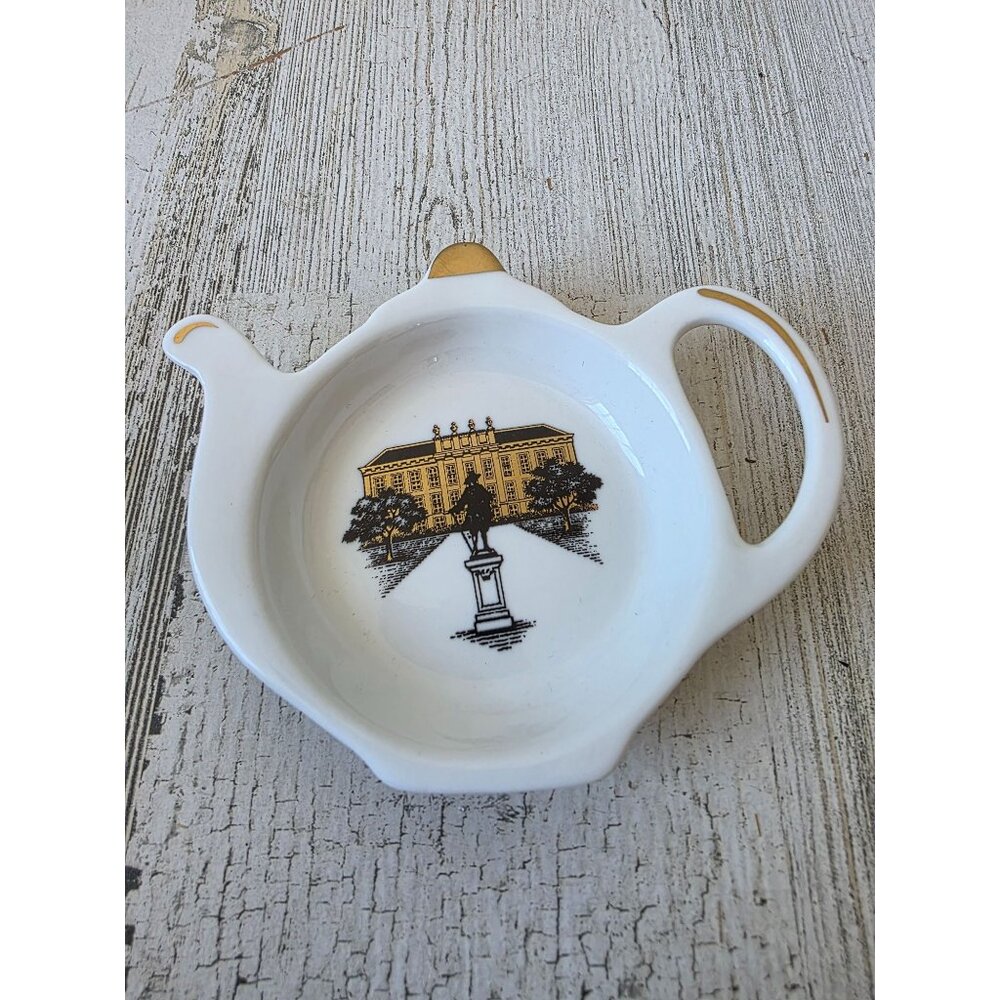 White House historical Royal places teacup‎ Gates trinket plate mini